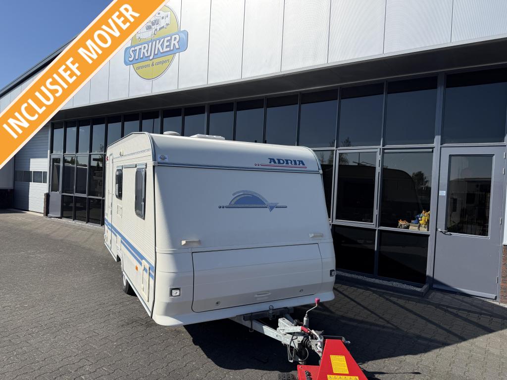 Adria Unica A 432 PX Fransbed 230cm + Zit + WC 830KG BJ 2002, Caravans en Kamperen, Bedrijf, Treinzit, 750 - 1000 kg, Adria