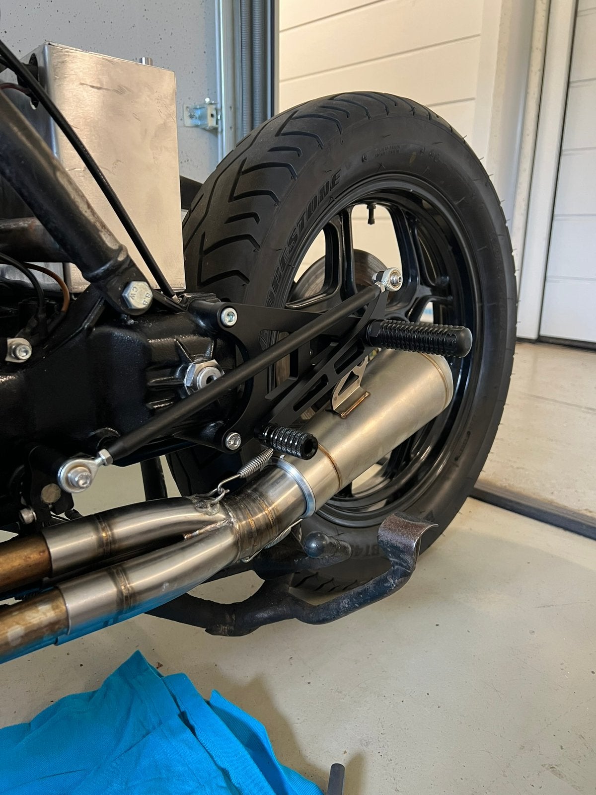 Rearset bmw k100 met achterrem en schakelset, Ophalen of Verzenden