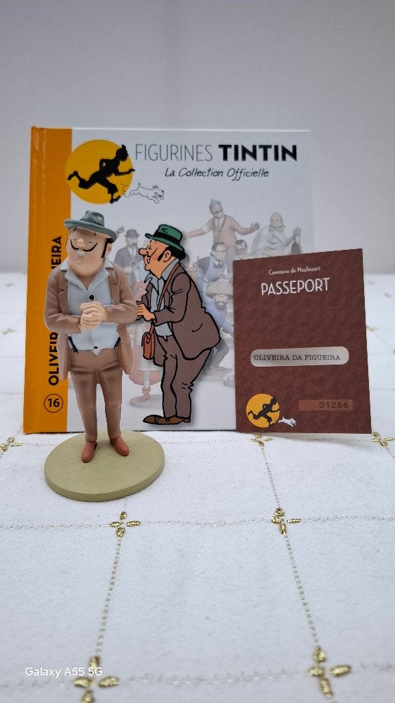 Beeldje Kuifje Tintin nr. 16, Ophalen of Verzenden, Kuifje, Zo goed als nieuw, Beeldje of Figuurtje