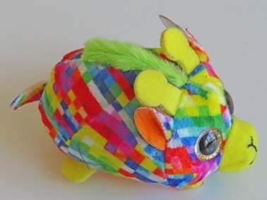 Ty Mabs knuffeltje, veelkleurig, met TY label, Overige karakters, Overige typen, Ophalen of Verzenden, Meerkleurig