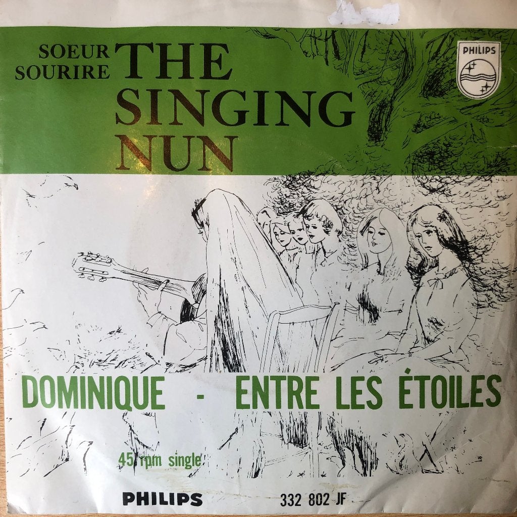 1964	Sœur Sourire	                   Dominique, Fotohoes, 7 inch, Ophalen of Verzenden, Zo goed als nieuw