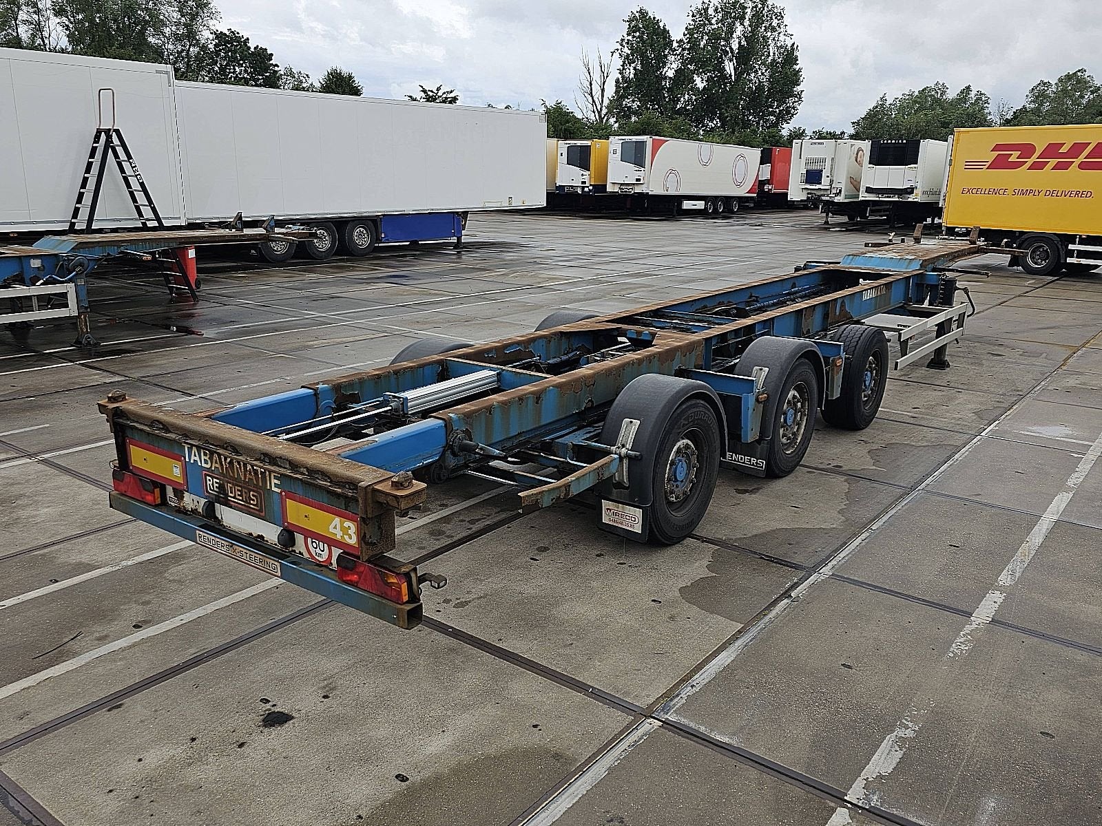 RENDERS CHASSIS PORTMASTER, Auto's, Vrachtwagens, Overige kleuren, Bedrijf, Aanhangers en Opleggers, Te koop