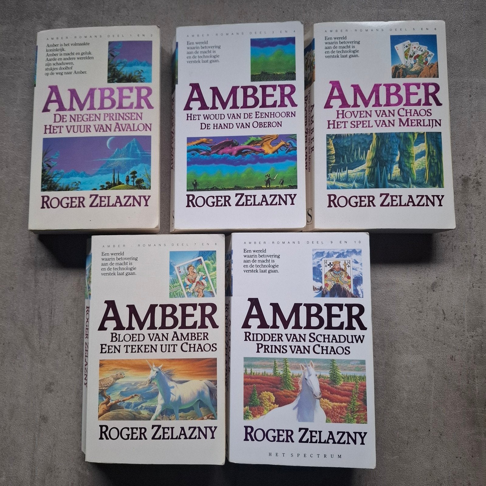 De Kronieken van Amber - Roger Zelazny (5 delen), Ophalen, Gelezen, Roger Zelazny
