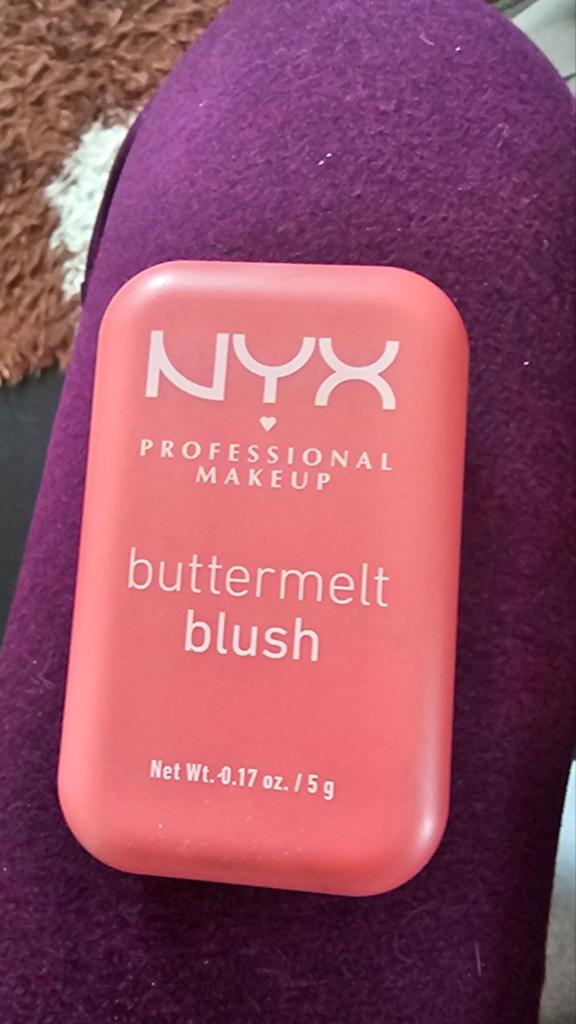 NYX Professional Makeup Buttermelt Blush - U Know Butta, Wangen, Ophalen of Verzenden, Zo goed als nieuw, Make-up