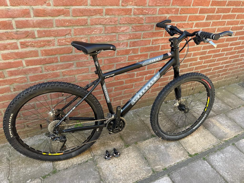 Cannondale F800 Lefty Mountainbike, Gebruikt, Hardtail, Heren, Schijfrem