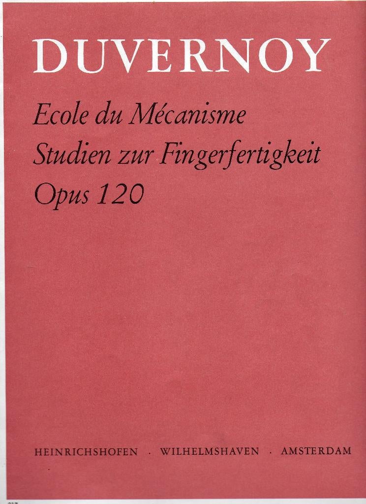 Bo1578 bladmuziek duveroy opus 120, Ophalen of Verzenden, Gebruikt, Artiest of Componist, Populair