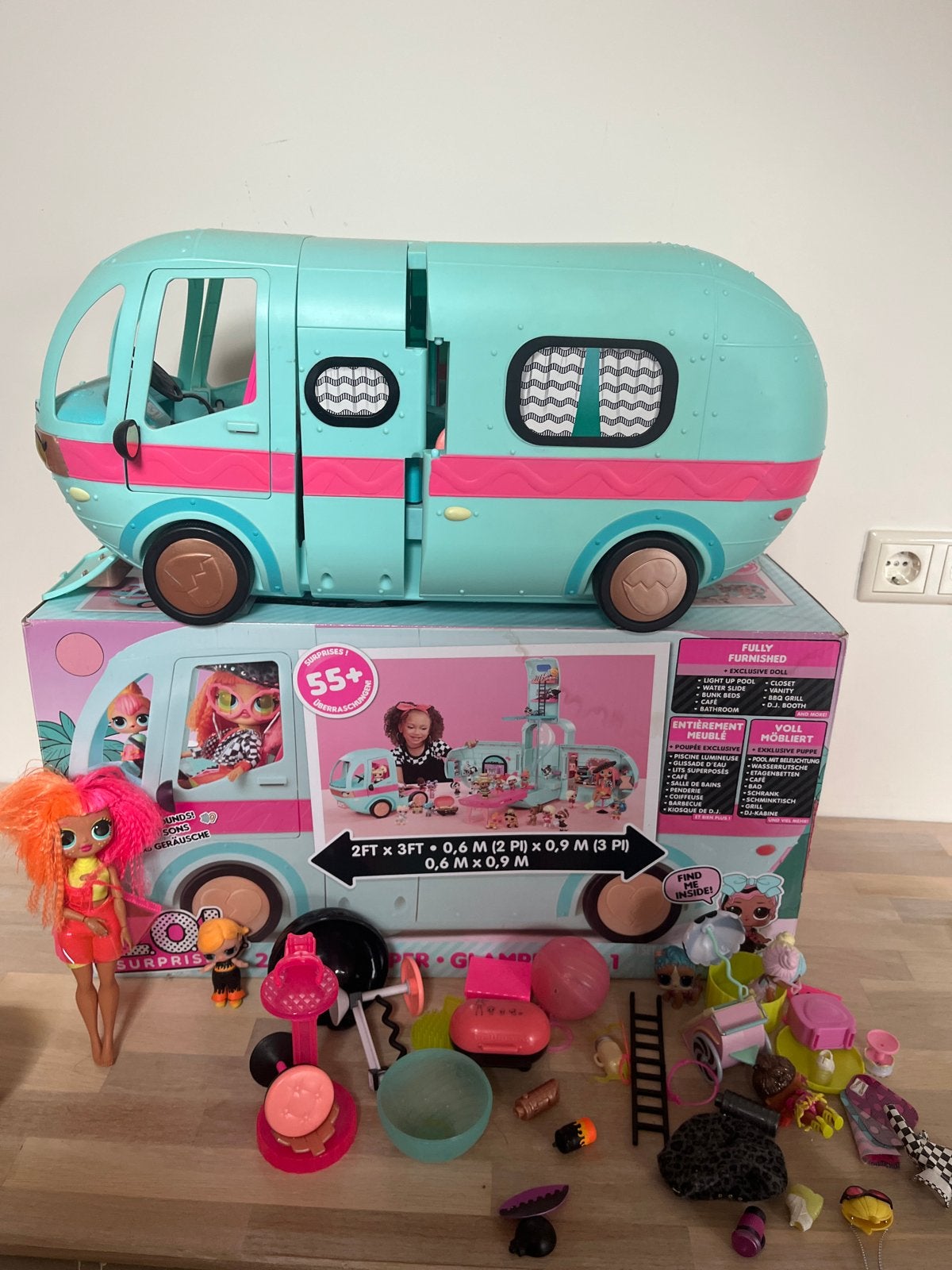LOL Surprise Glamper Camper met accessoires, Ophalen of Verzenden, Zo goed als nieuw, Meisje
