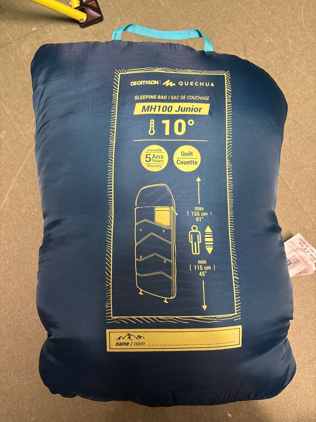 Decathlon Quechua MH100 Junior Slaapzak 10, Ophalen, Zo goed als nieuw