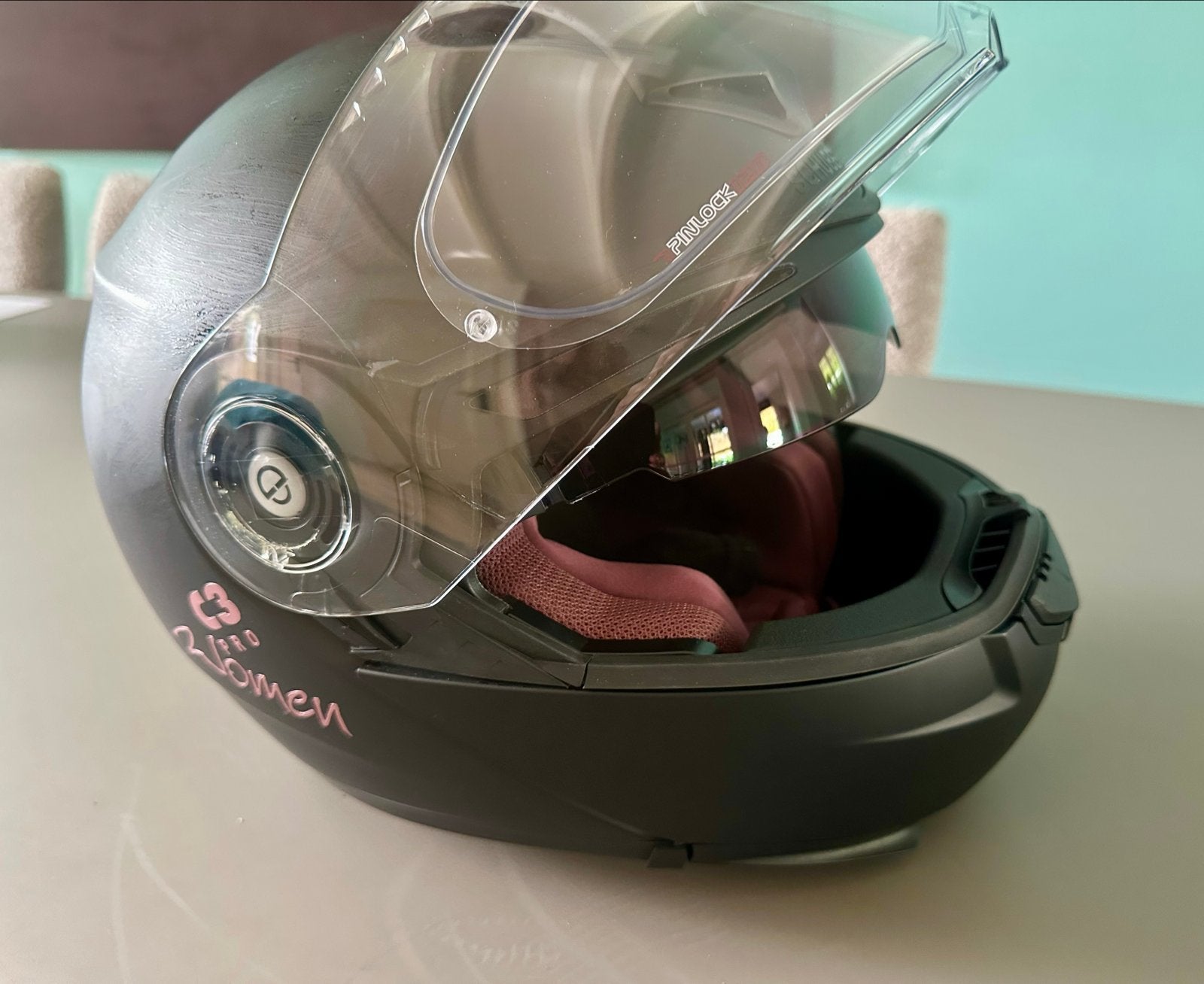 Dames Schuberth C3 Pro Women systeemhelm - Maat L (58/59), Systeemhelm, Dames, L, Tweedehands