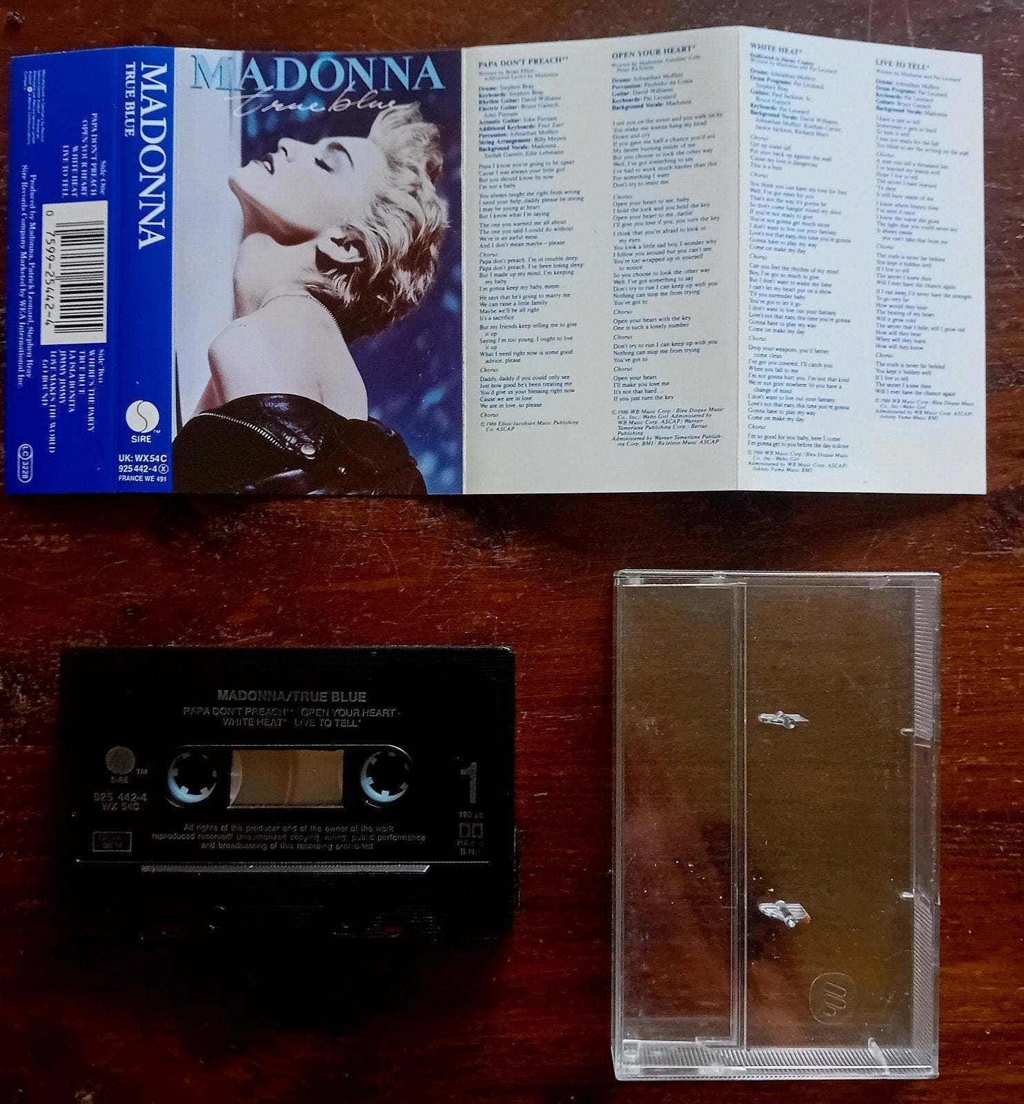 Madonna - True blue cassette tape pop electronic disco, Cd's en Dvd's, Cassettebandjes, Ophalen of Verzenden, Gebruikt, Pop, 1 bandje