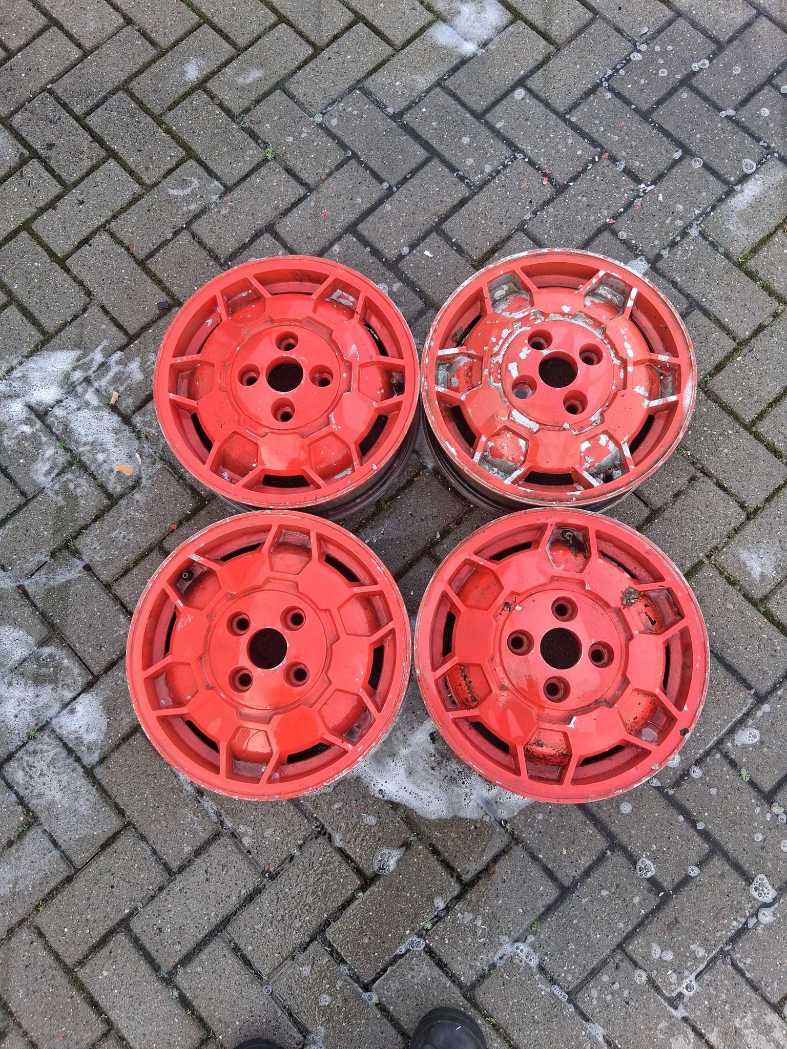 Te koop Saab 900 velgen set, Gebruikt, 15 inch, Velg(en), -