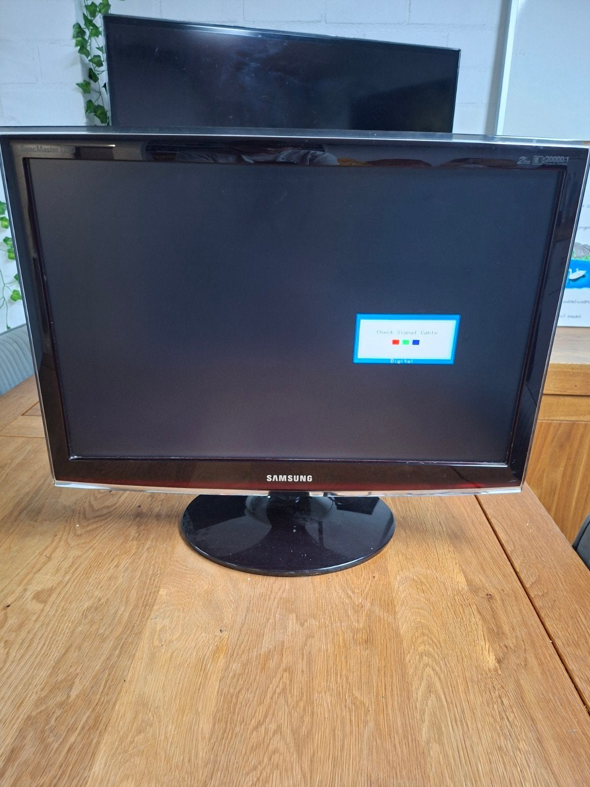 Samsung SyncMaster T220 Monitor met HDMI adapter, Computers en Software, Monitoren, TN, 60 Hz of minder, Ophalen, HDMI