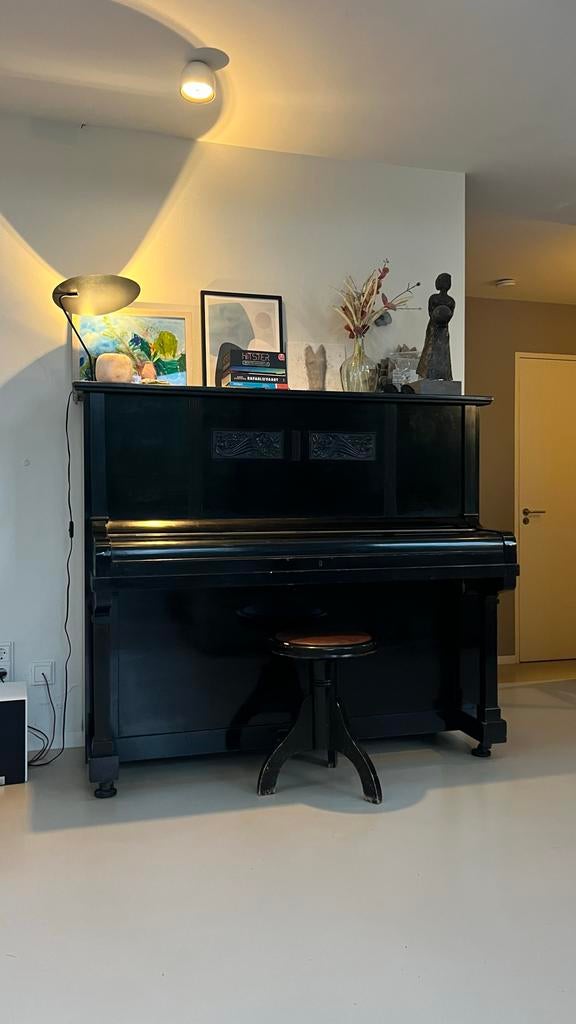 Thürmer piano - Zwart, Gebruikt, Hoogglans, Muziek en Instrumenten, Piano's, Ophalen, Gebruikt, Zwart, Piano