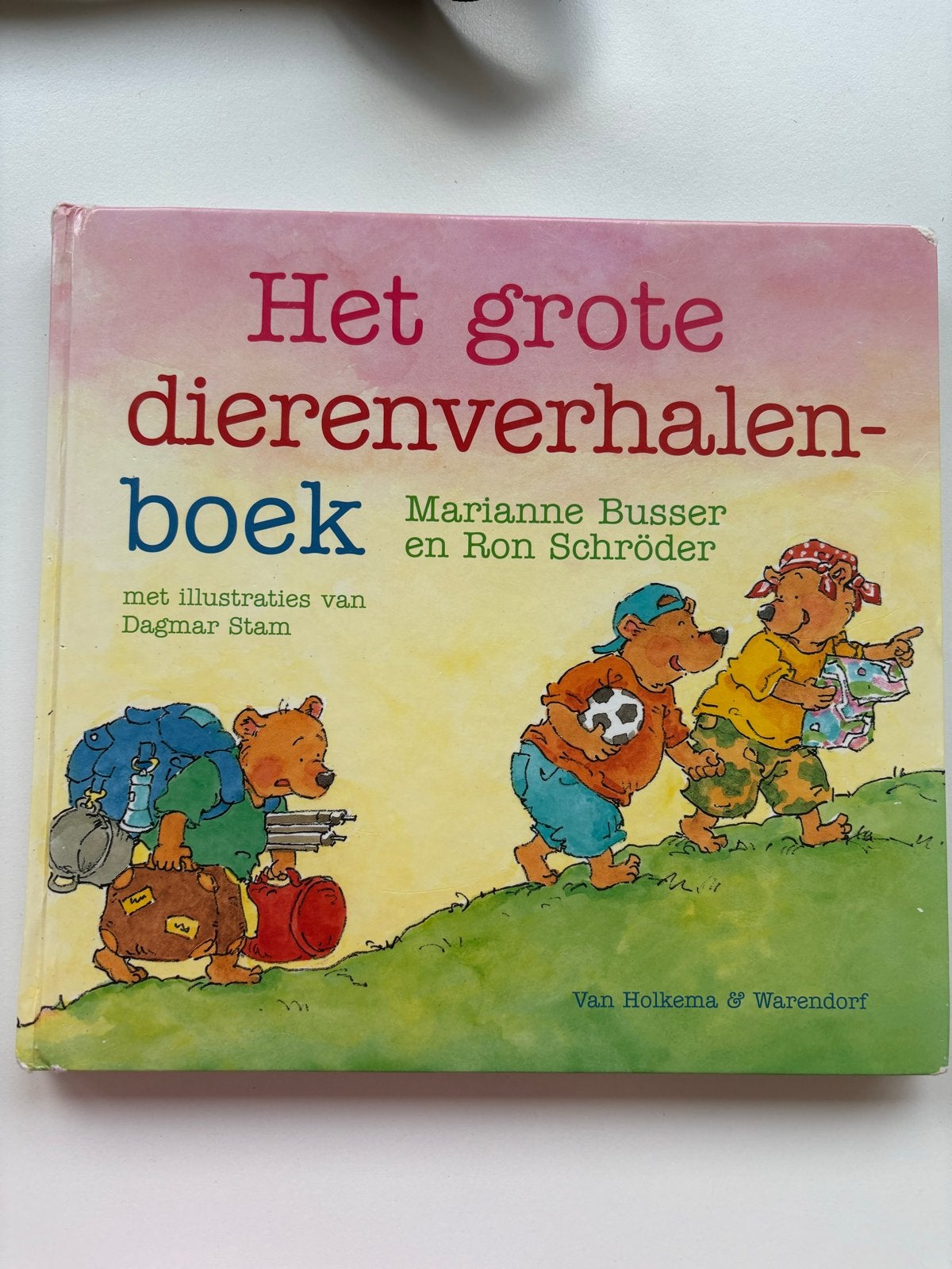 Het grote dierenverhalenboek - Marianne Busser & Ron Schröde, Ophalen of Verzenden, Zo goed als nieuw, 3 tot 4 jaar