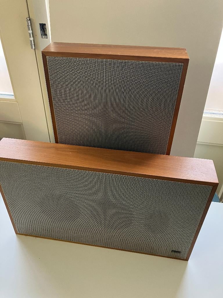 Vintage HECO Ultra Slim B 170/M Luidsprekers | Set van 2, Audio, Tv en Foto, Luidsprekers, Ophalen of Verzenden, 120 watt of meer