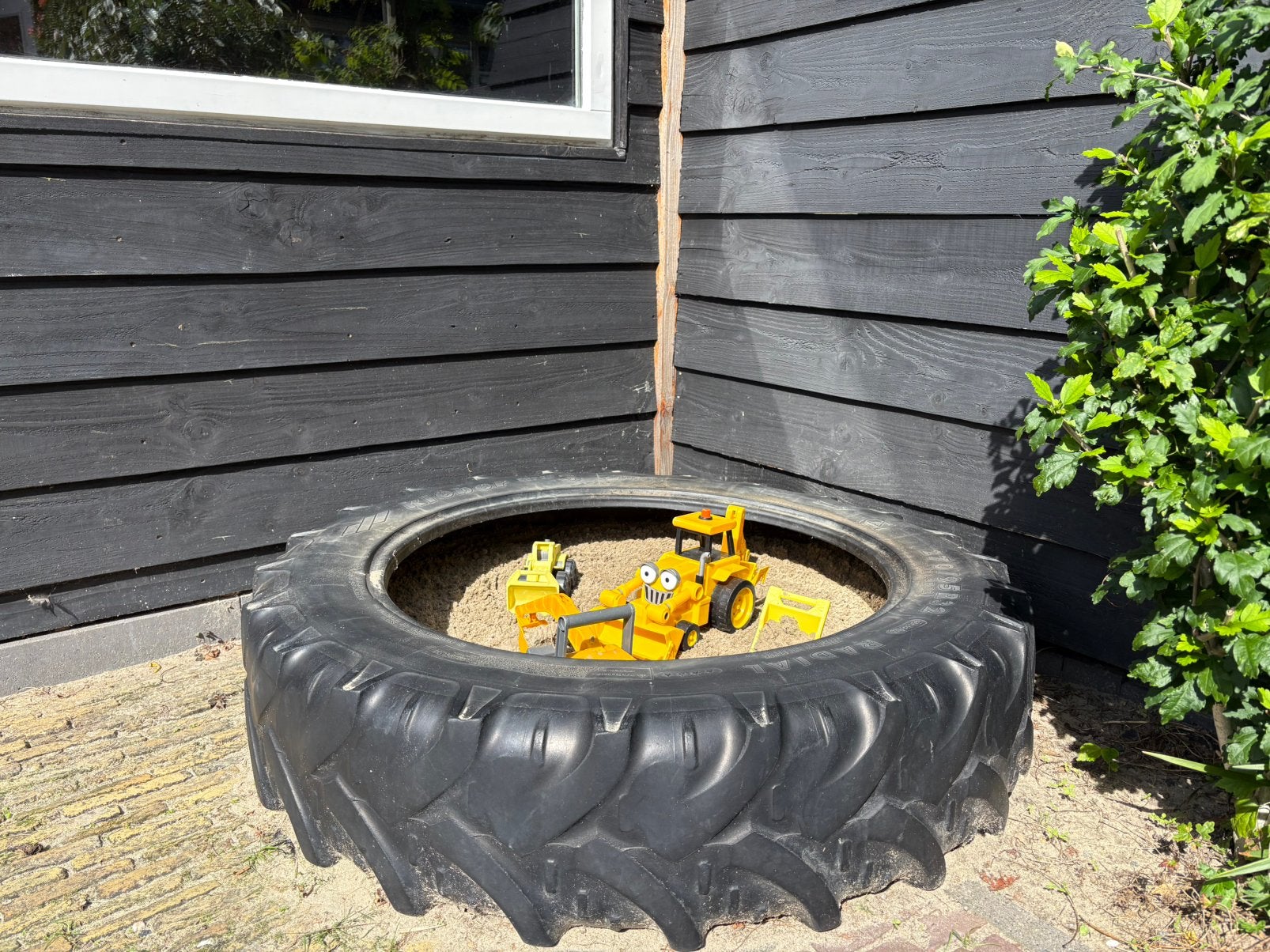 Zandbak trekkerband D125 cm, Ophalen, Gebruikt