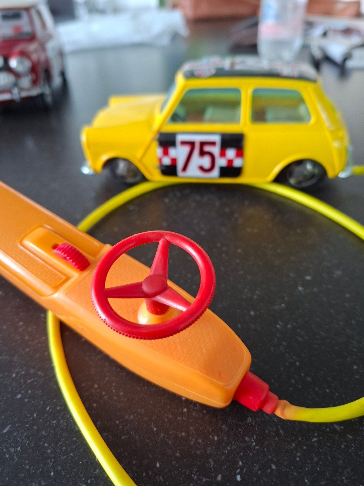 Vintage Mini Cooper Afstandsbestuurbare Auto, Kinderen en Baby's, Ophalen of Verzenden, Gebruikt, Afstandsbediening