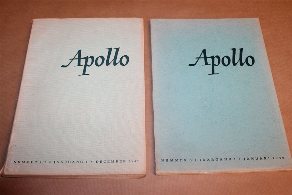 Apollo 1945-1946 — Werkman en Picasso — Nrs 1/2 en 3, Ophalen of Verzenden, Gelezen