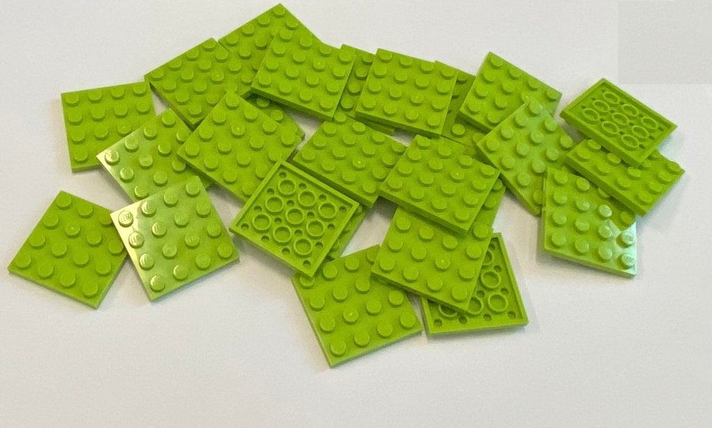 Partij 25x nieuwe 4x4 lego platen in diverse kleuren, Overige thema's, Lego, Nieuw, Ophalen of Verzenden