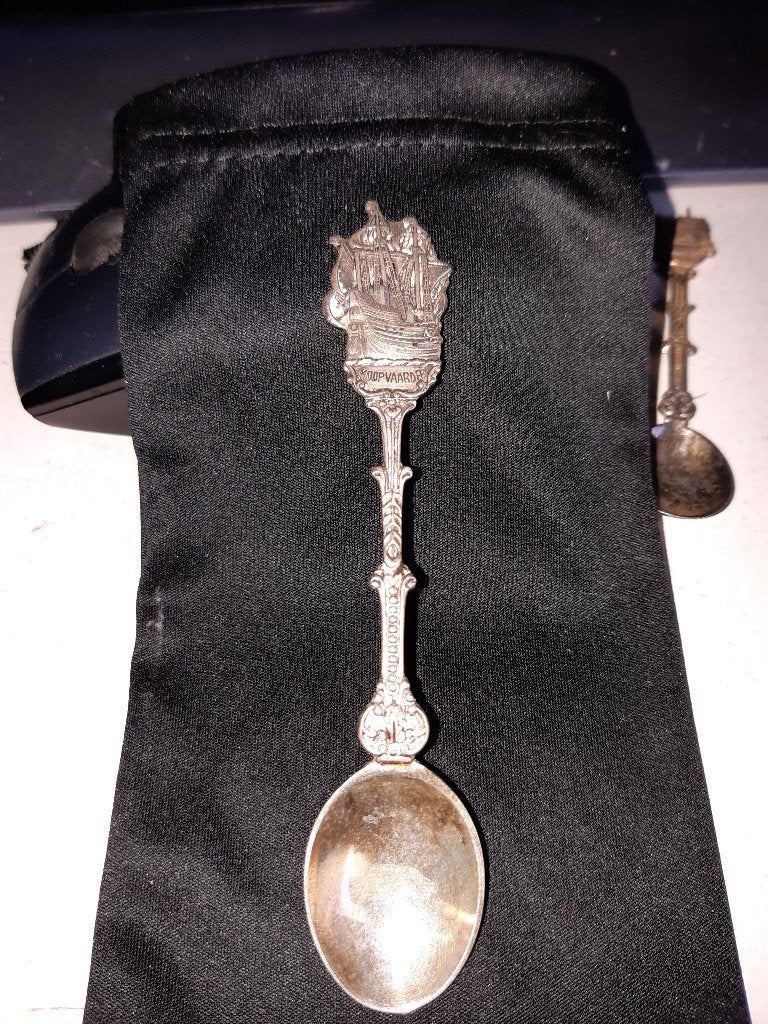 Theelepel D.E.koopvaarders (Z186-188), Ophalen of Verzenden, Zo goed als nieuw