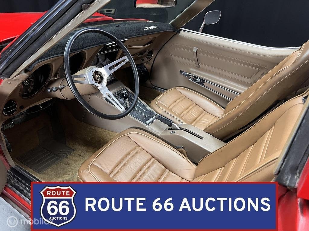 Chevrolet Corvette C3 Stingray | 1974 | Route 66 Auctions, Overige carrosserieën, Chevrolet, Zwart, Bedrijf