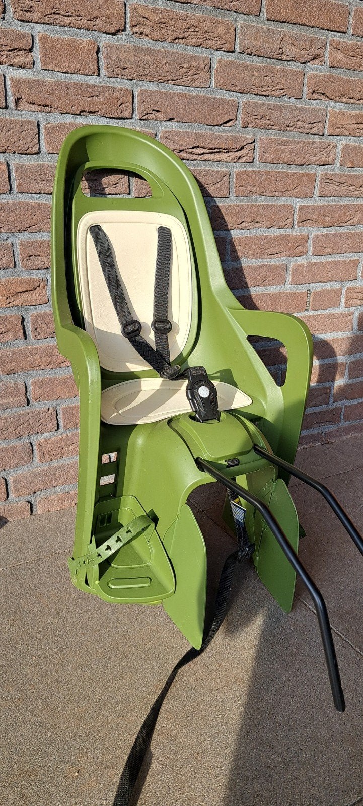 fiets Achterzitje, Achterzitje, Voetsteuntjes, Zo goed als nieuw, Polisport