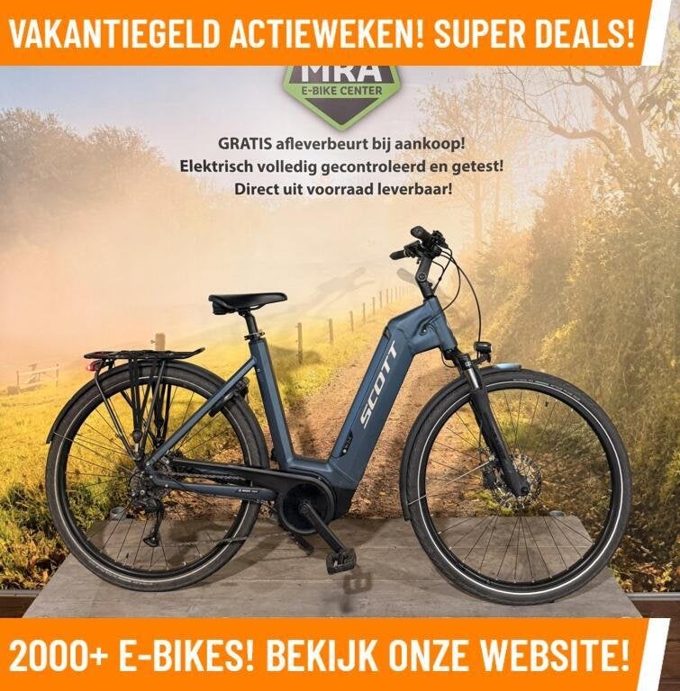 Scott Sub Elektrische fiets met BOSCH midden motor ebike!, Overige merken, Ophalen of Verzenden, Zo goed als nieuw, 50 km per accu of meer