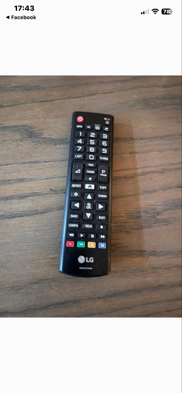LG en Toshiba afstandsbedieningen, Ophalen of Verzenden, Gebruikt, Origineel, Tv