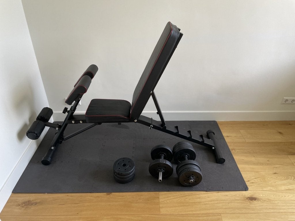Bench + Dumbbell + Mat, Ophalen, Gebruikt, Dumbbell