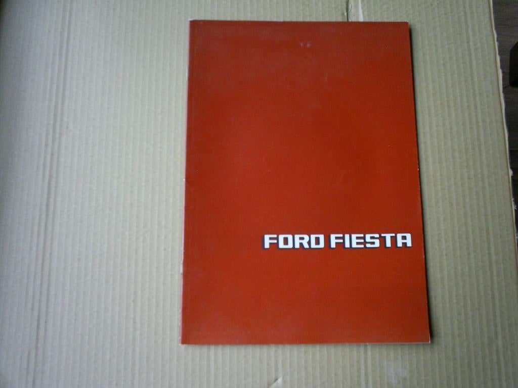 Ford Fiesta Super Sport / Ghia / L / S / GL + Prijslijst, Verzenden, Zo goed als nieuw, Ford
