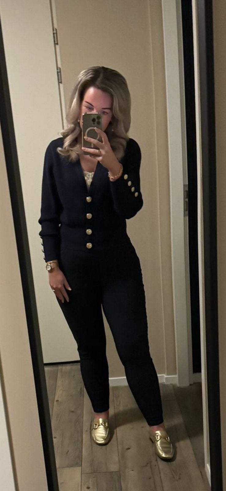 Studio Anneloes Downstairs Bonded Broek Donkerblauw Maat S, Kleding | Dames, Broeken en Pantalons, Blauw, Ophalen of Verzenden