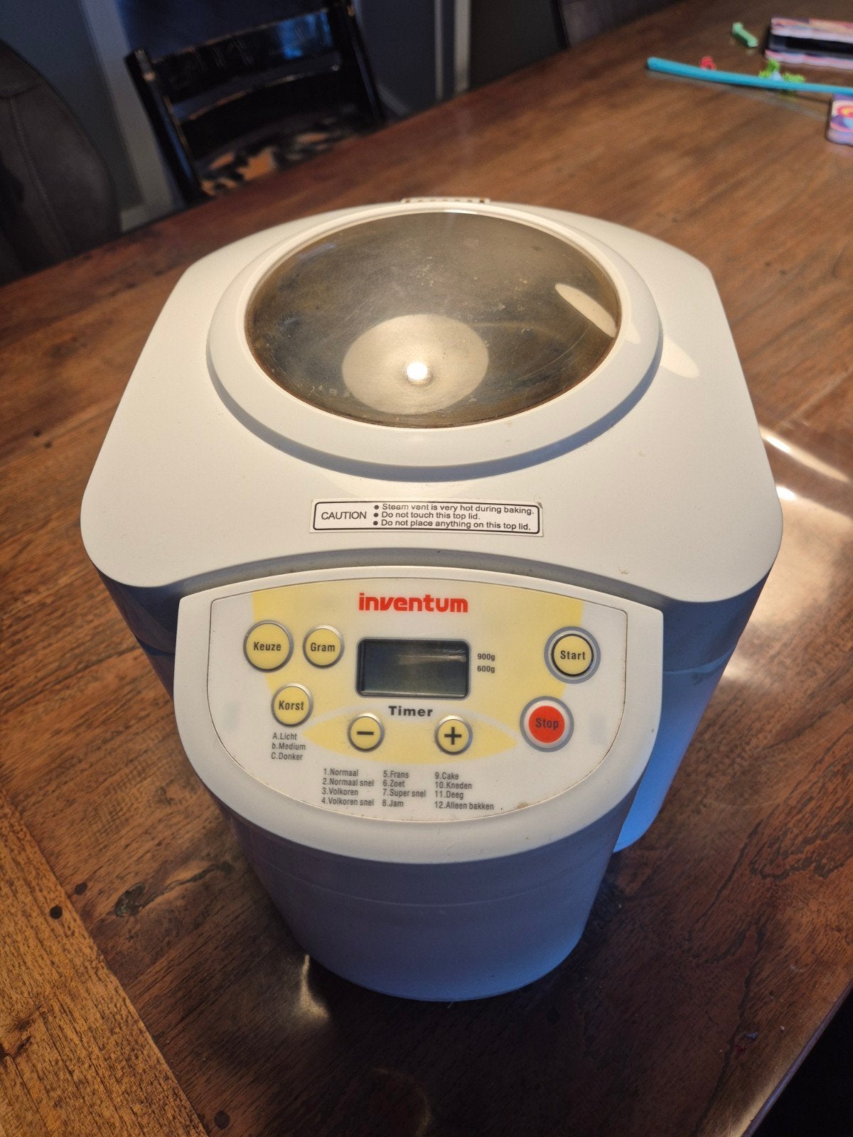 gratis brood bak machine, Ophalen