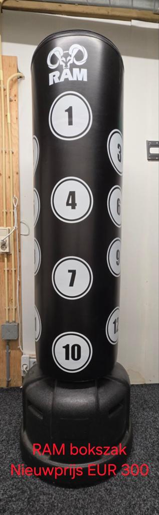 RAM XL Bokspaal / Staande Bokszak met Scoring Zones, Groter dan maat XL, Ophalen, Zo goed als nieuw, Overige