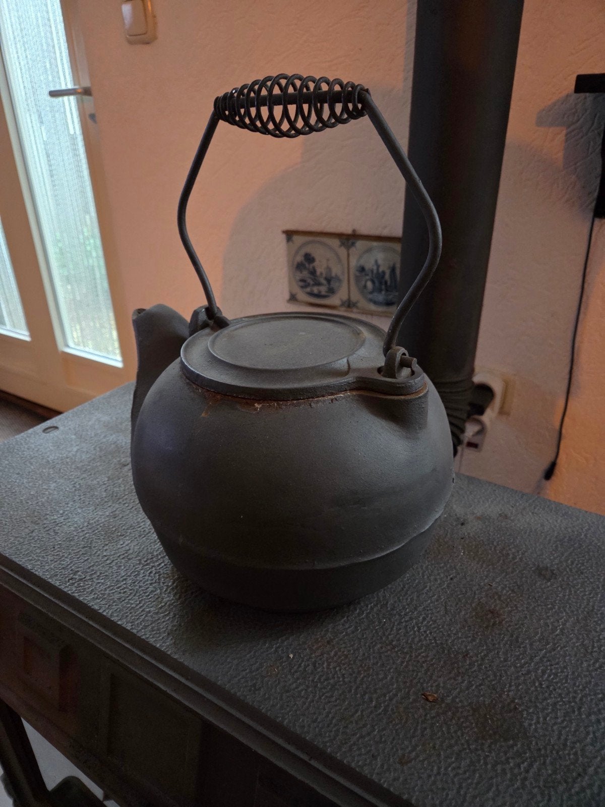 gietijzeren water ketel, Antiek en Kunst, Ophalen