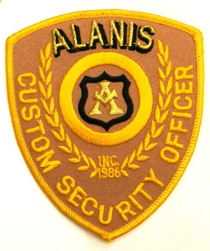Embleem - Patch US Alanis Custom Security Officer, Ophalen of Verzenden, Overige soorten, Amerika, Embleem of Badge