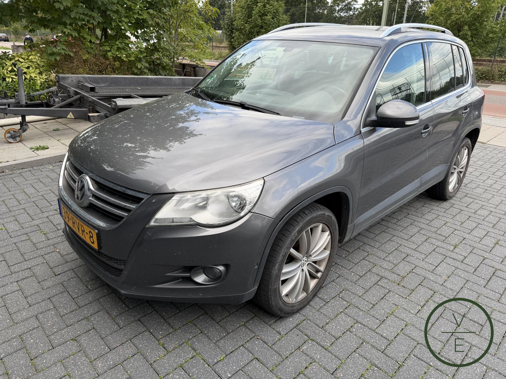 Volkswagen Tiguan 1.4 TSI Sport&Style | Trekhaak | PDC | Mee, Auto's, Voorwielaandrijving, Euro 5, Zwart, 4 cilinders