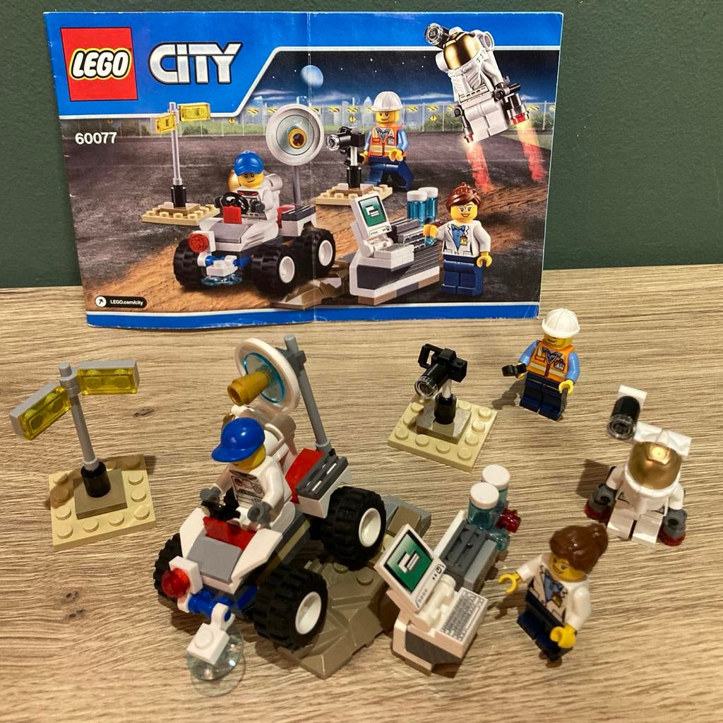 Lego City 60077 Ruimtevaart Starter Set, Ophalen of Verzenden, Zo goed als nieuw, Complete set, Lego