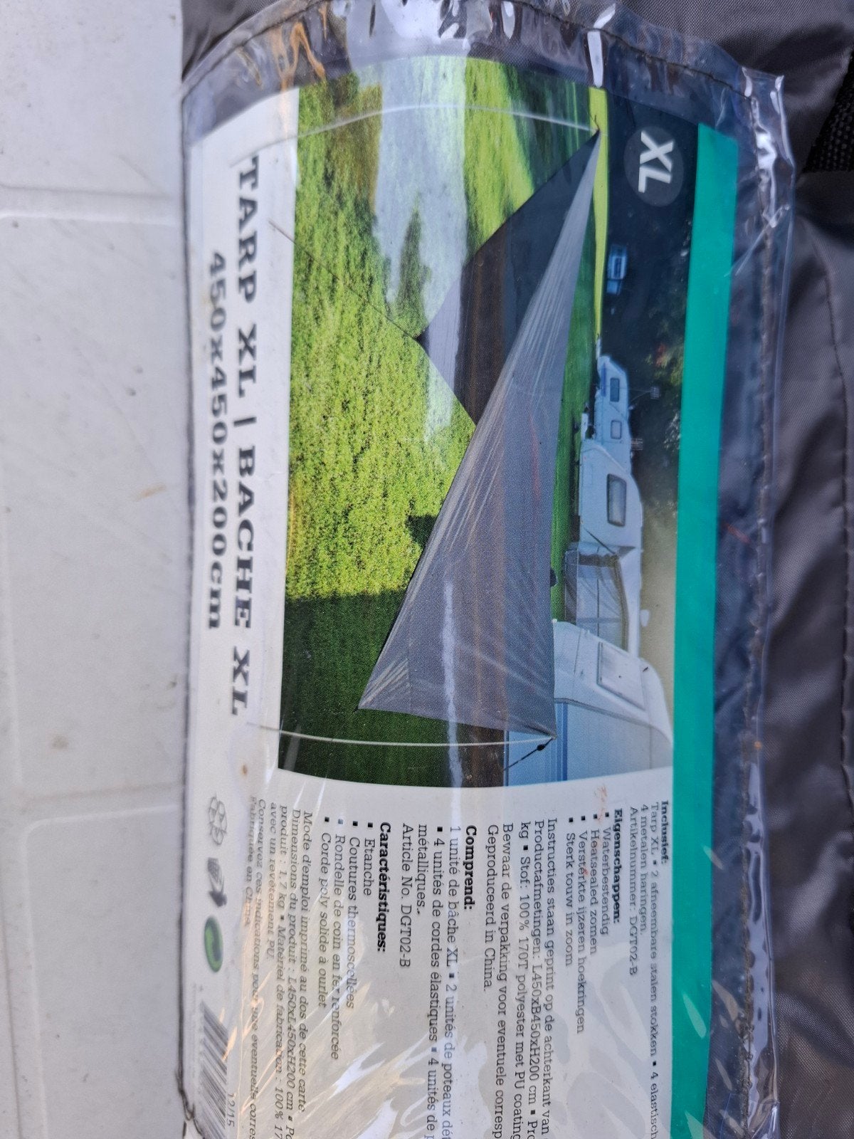 Schaduwdoek - Waterbestendig en compleet, Ophalen of Verzenden, Nieuw