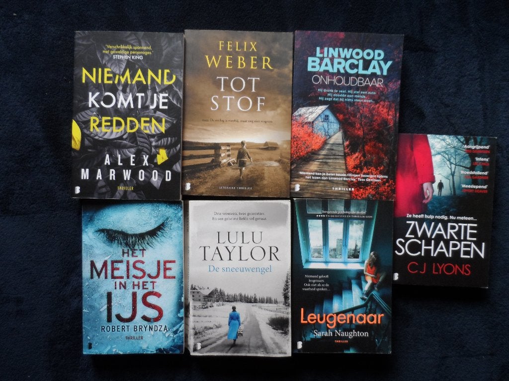 7 Thrillers van de Boekerij, Boeken, Ophalen of Verzenden, Zo goed als nieuw, Boekerij