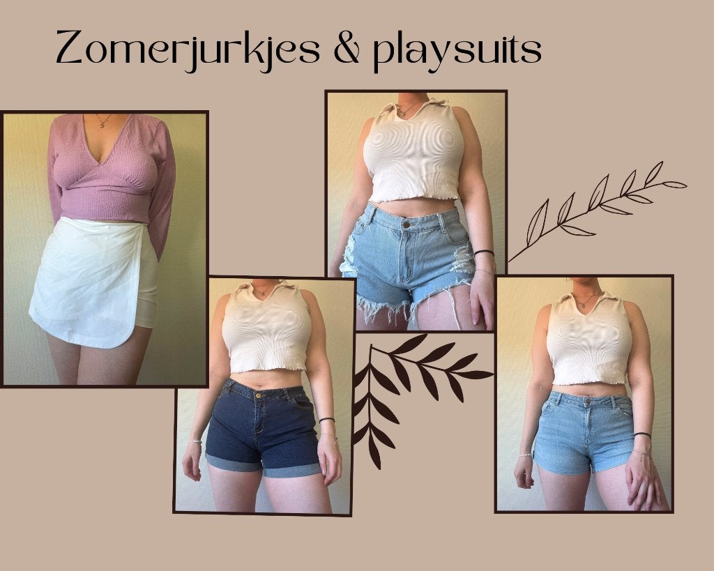 Korte zomerbroekjes maat 40/42, Kleding | Dames, Rokken, H&M, Blauw, Maat 42/44 (L), Ophalen of Verzenden