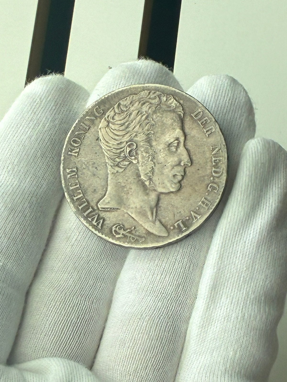 Willem I, 3 gulden 1820U in VF, Postzegels en Munten, Munten | Nederland, Ophalen of Verzenden, Koning Willem I, 1 gulden