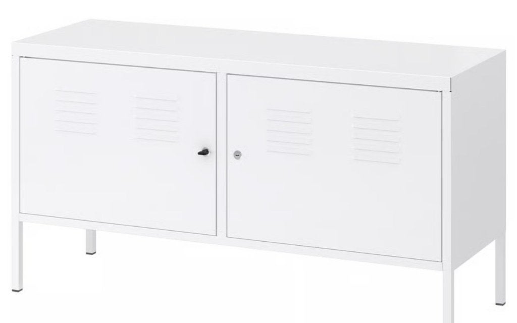 Gratis: witte lockerkast Ikea PS kast, Ophalen, Gebruikt, Modern industrieel