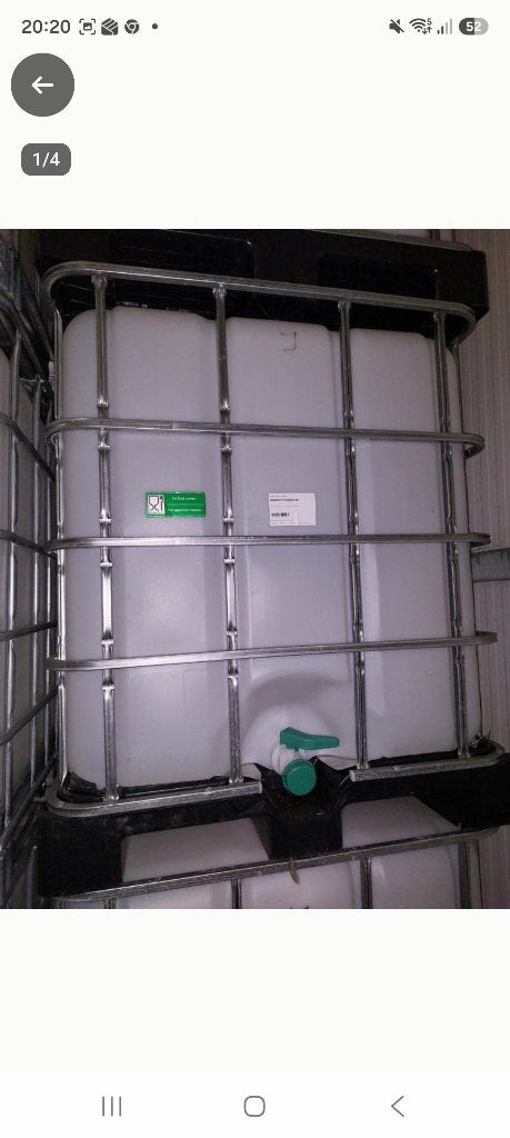 Ik zoek:  Ibc containers 600/1000liter., Tuin en Terras, Regentonnen, 150 liter of meer, Ophalen, Gebruikt, Met kraantje