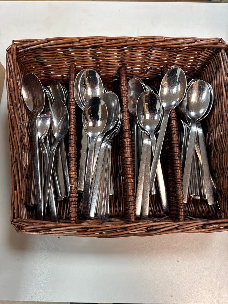 WMF Cromargan Horeca Lepels - Set van 24, Ophalen of Verzenden, Nieuw, Rvs of Chroom