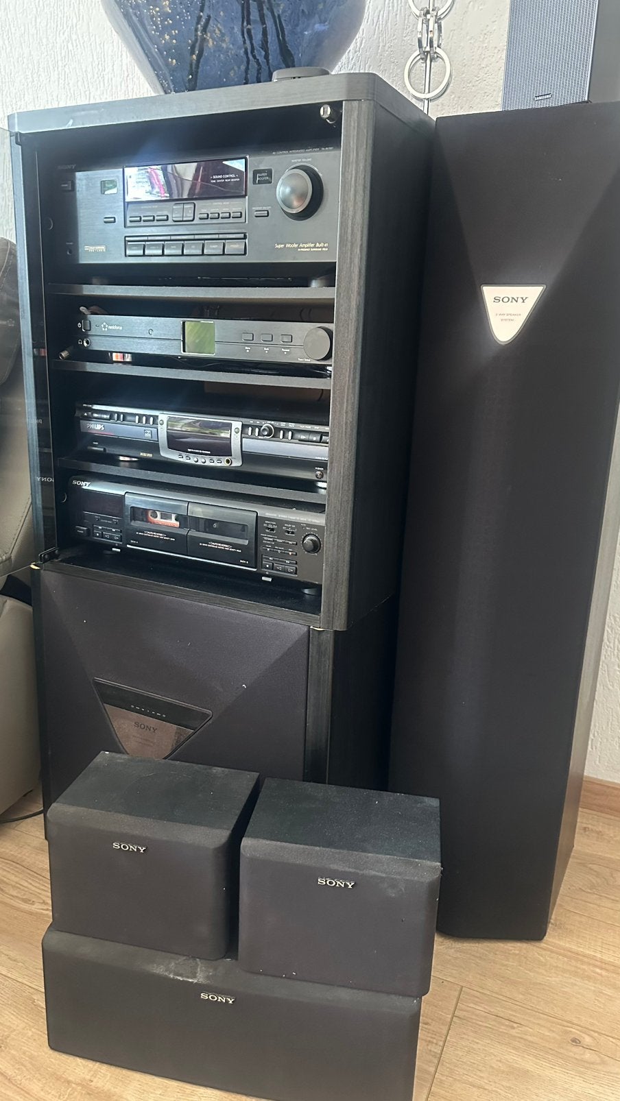 Sony stereoset., Ophalen, Gebruikt, Cassettedeck, Losse componenten