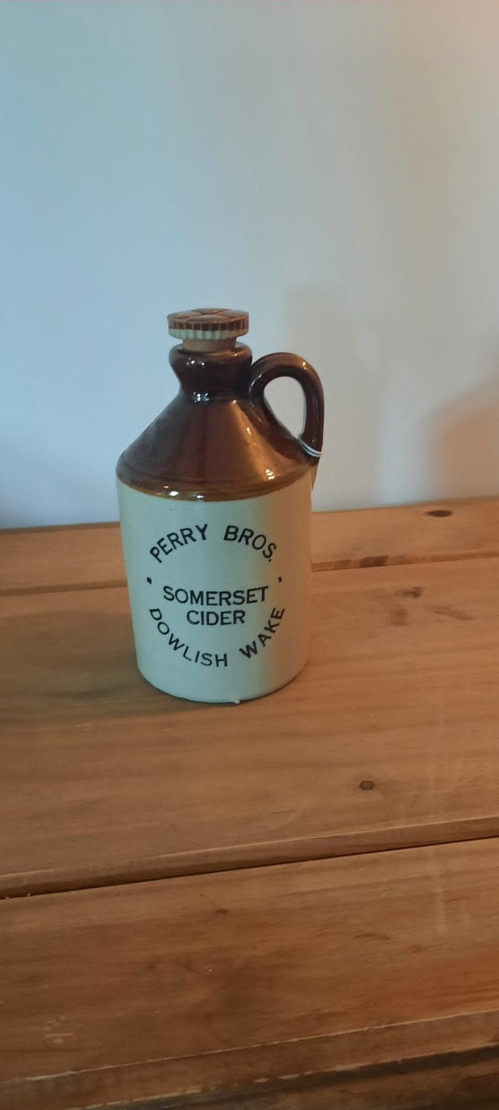 Klein cider karafje uit Engeland, Ophalen of Verzenden