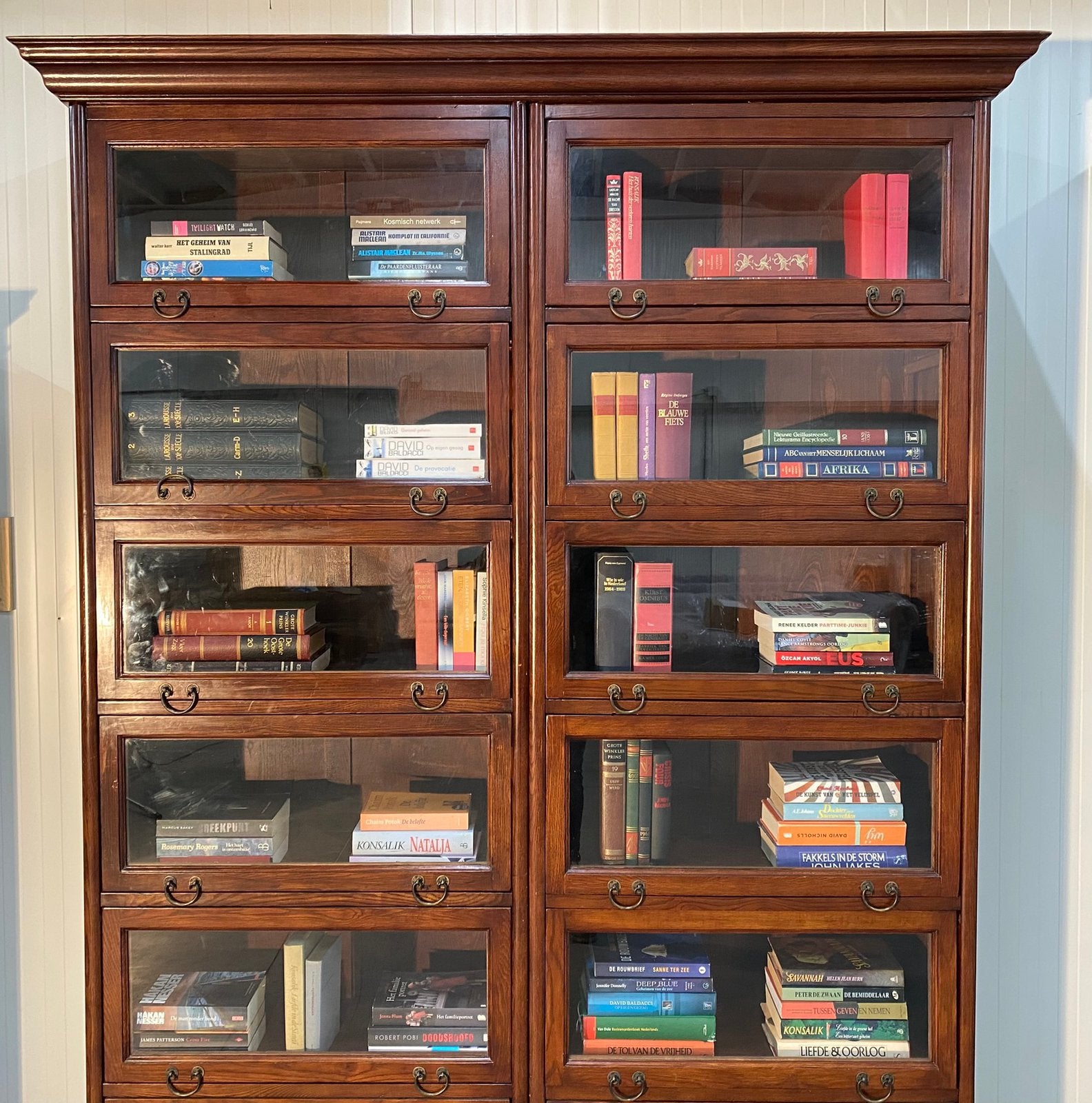 Prachtige Orgineel Globe Wernicke boeken kast, Ophalen, Gebruikt, 25 tot 50 cm, 50 tot 100 cm
