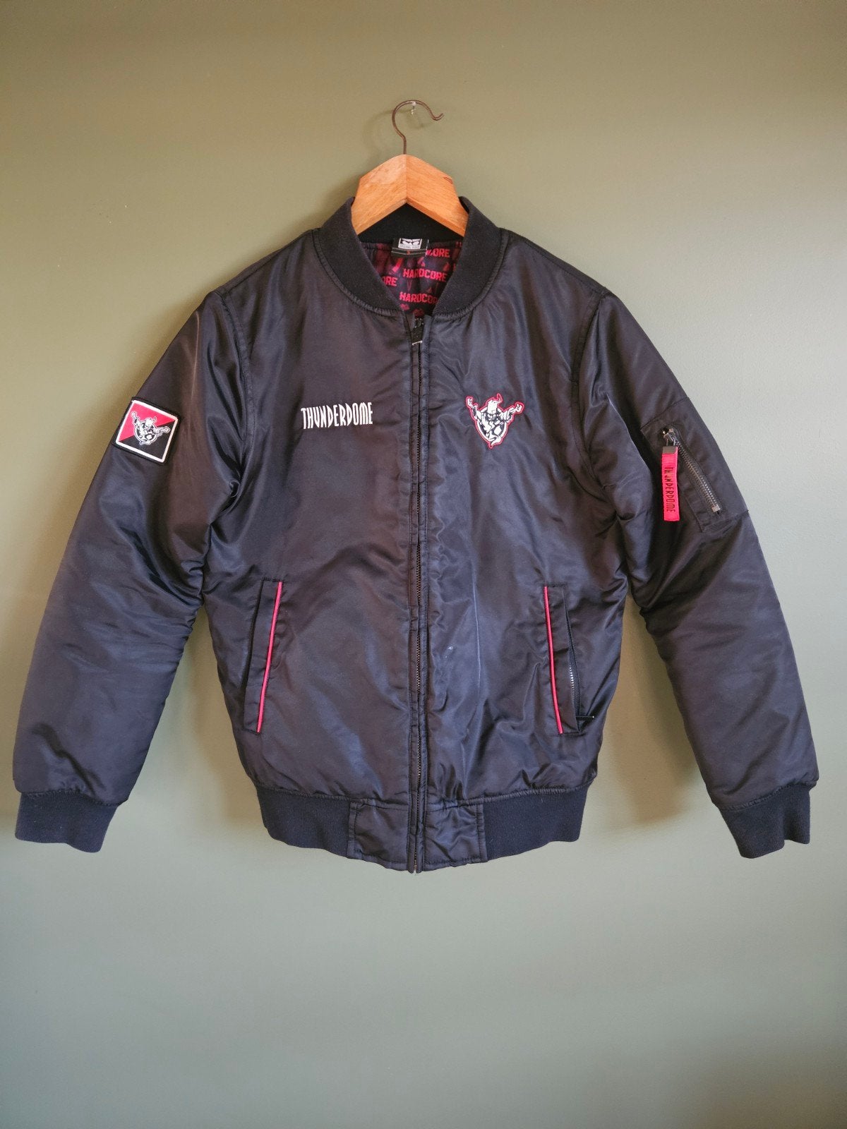 Thunderdome 2021 Bomber Bomberjack Jas ID&T, Ophalen of Verzenden, Zo goed als nieuw, Zwart