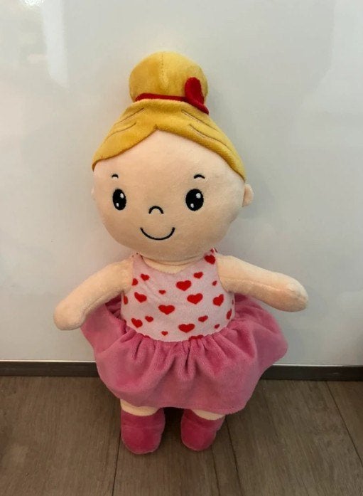 leuke zachte  ballerina pop knuffel, Ophalen of Verzenden, Zo goed als nieuw, Overige typen