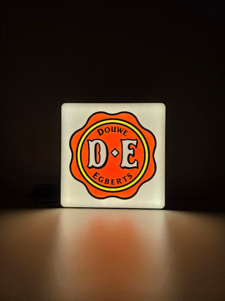 Douwe Egberts LED Lampje – Voor de echte koffieliefhebber!, Kunststof, Coffee Bar Decoratie Industrieel Retro Vintage Reclame